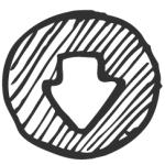 矢印 下