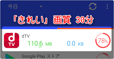「きれい」画質30分